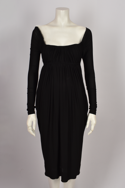 DONNA KARAN RUCHED DRESS