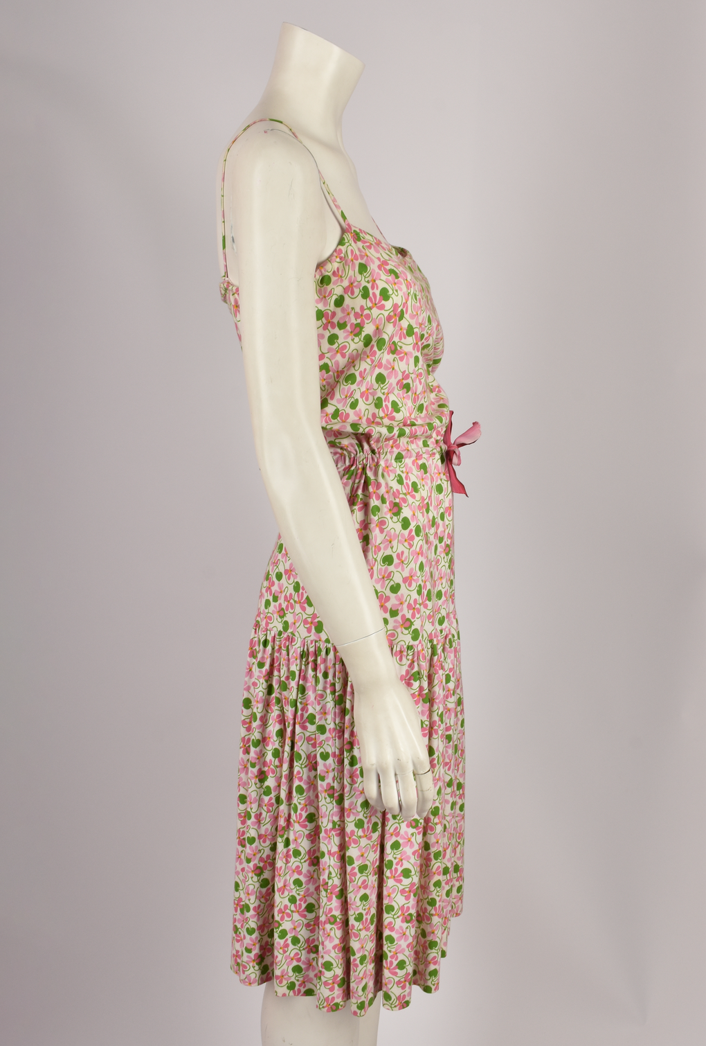 DIANE VON FURSTENBERG FLORAL DRESS AND HEADSCARF