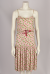 DIANE VON FURSTENBERG FLORAL DRESS AND HEADSCARF