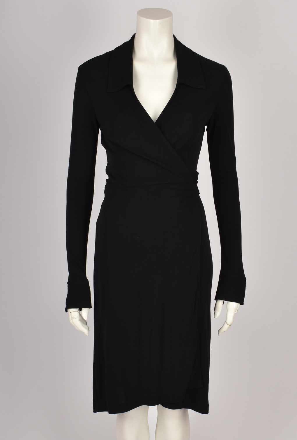 DIANE VON FURSTENBERG LONG SLEEVE WRAP DRESS