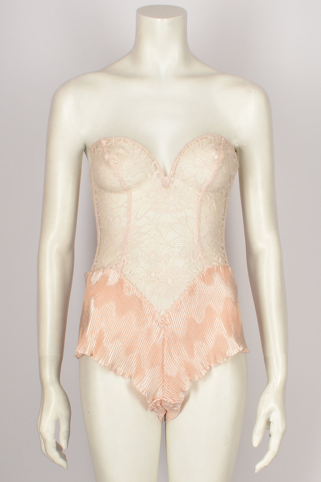 LA PERLA PINK LACE BODYSUIT