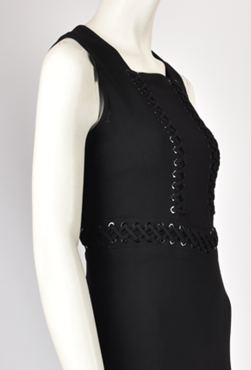 GIVENCHY LITTLE BLACK DRESS WITH LACING DETAIL