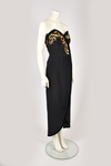 ESCADA BLACK EMBROIDERED DRESS