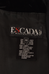 ESCADA BLACK EMBROIDERED DRESS