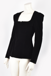 TOP BLACK CORSET JACKET