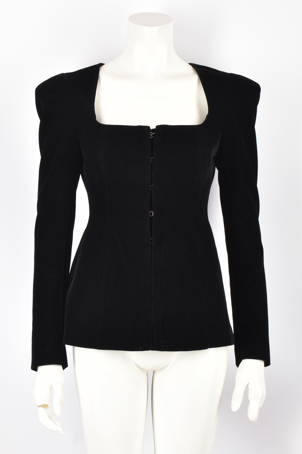 TOP BLACK CORSET JACKET