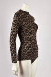 AGENT PROVOCATEUR Leopard Print Bodysuit