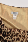 MOSCHINO LEOPARD SKIRT SUIT