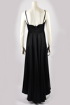 THIERRY MUGLER BLACK SILK GOWN