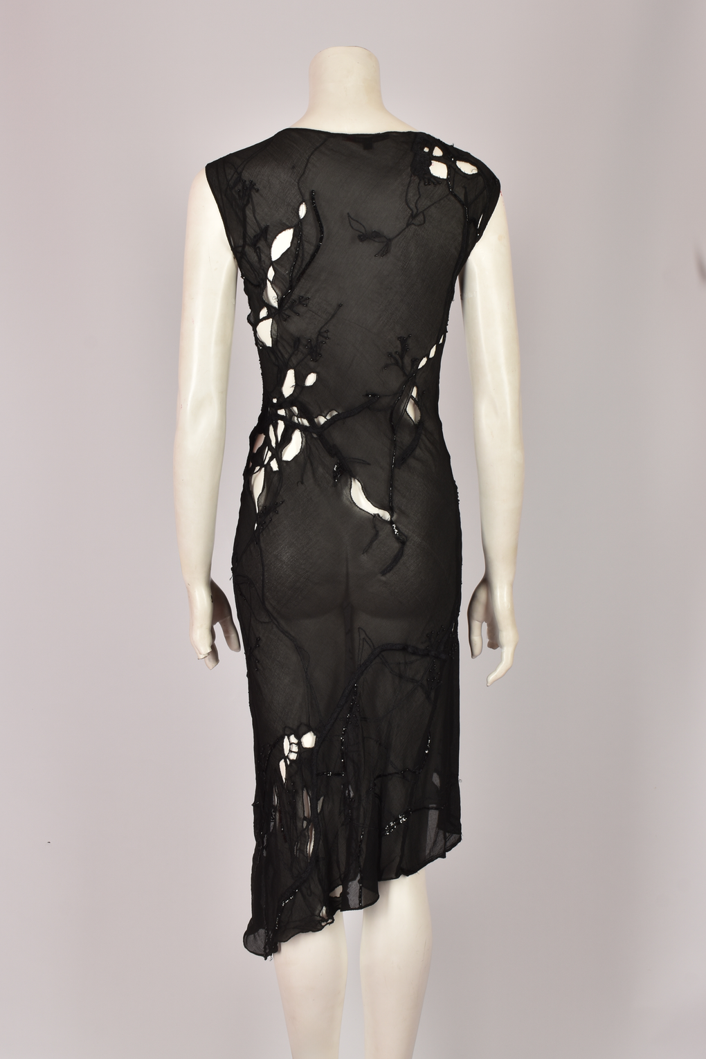 MARTINE SITBON F/W 1997 SHEER DISTRESSED DRESS