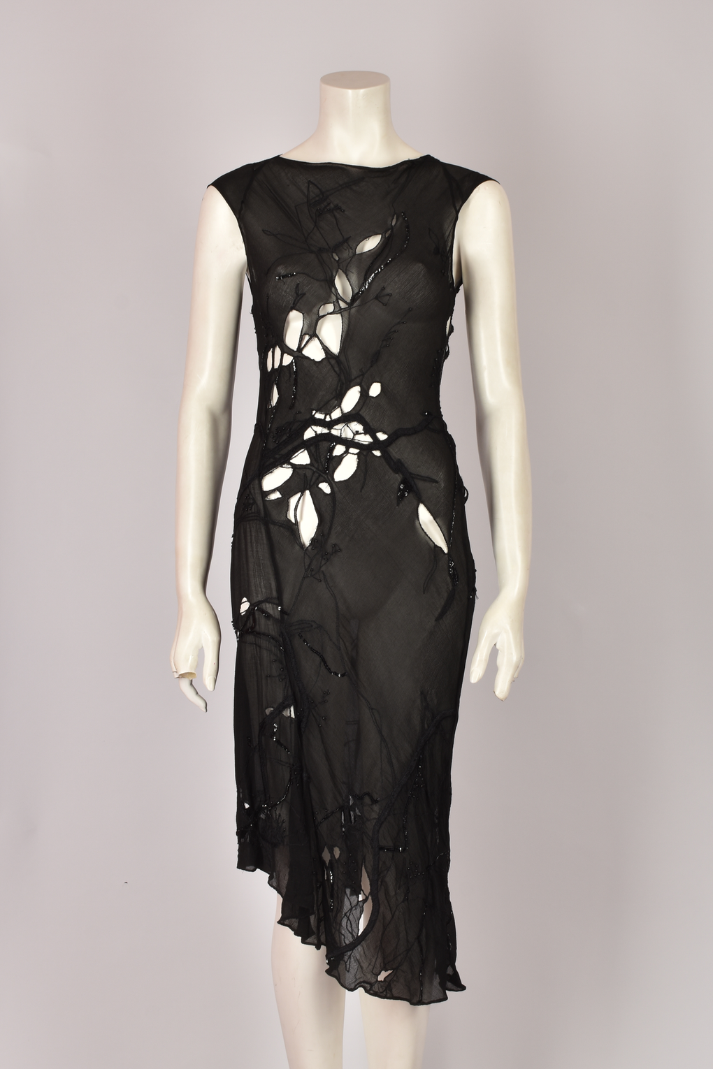 MARTINE SITBON F/W 1997 SHEER DISTRESSED DRESS