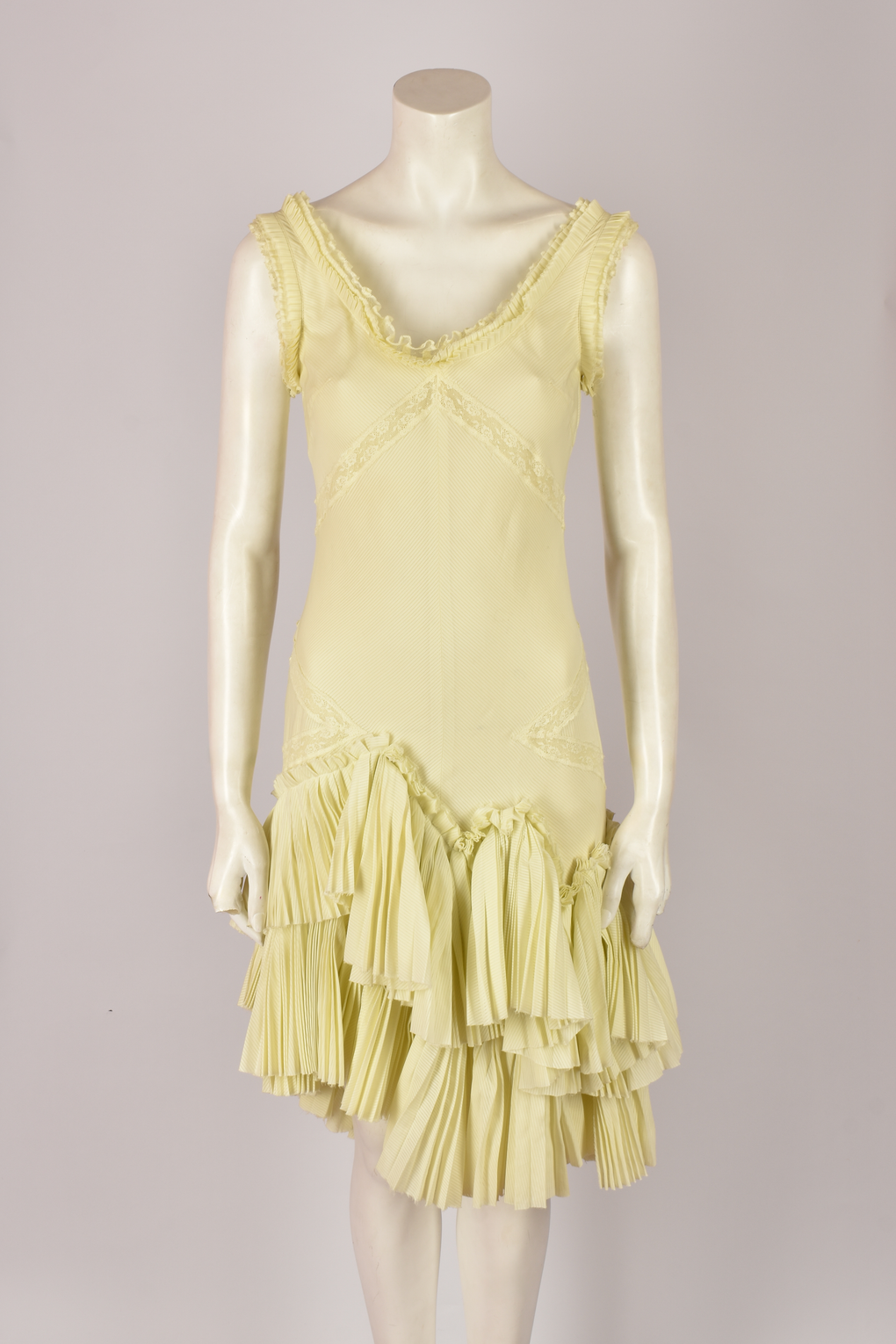 ALEXANDER MCQUEEN S/S 2005 YELLOW DRESS