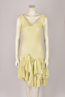 ALEXANDER MCQUEEN S/S 2005 YELLOW DRESS