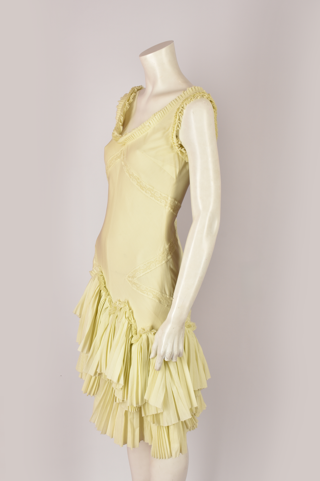 ALEXANDER MCQUEEN S/S 2005 YELLOW DRESS