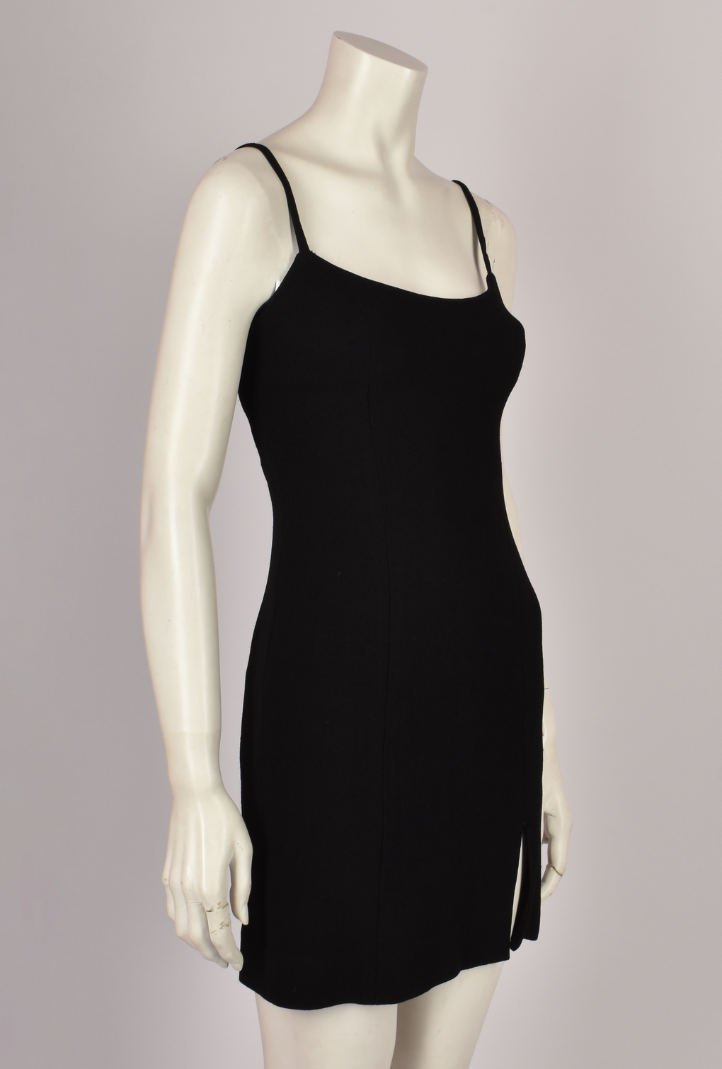 MICHAEL KORS LITTLE BLACK DRESS WITH SIDE SLIT – Found And Vision MICHAEL KORS LITTLE BLACK DRESS WITH SIDE SLIT – Found And Vision