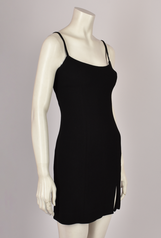 MICHAEL KORS LITTLE BLACK DRESS WITH SIDE SLIT