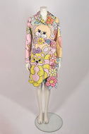 MOSCHINO S/S 2022 EMBROIDERED SEQUIN PRINT COAT