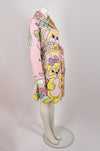 MOSCHINO EMBROIDERED SEQUIN PRINT COAT