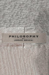 PHILOSOPHY SILVER TROUSERS