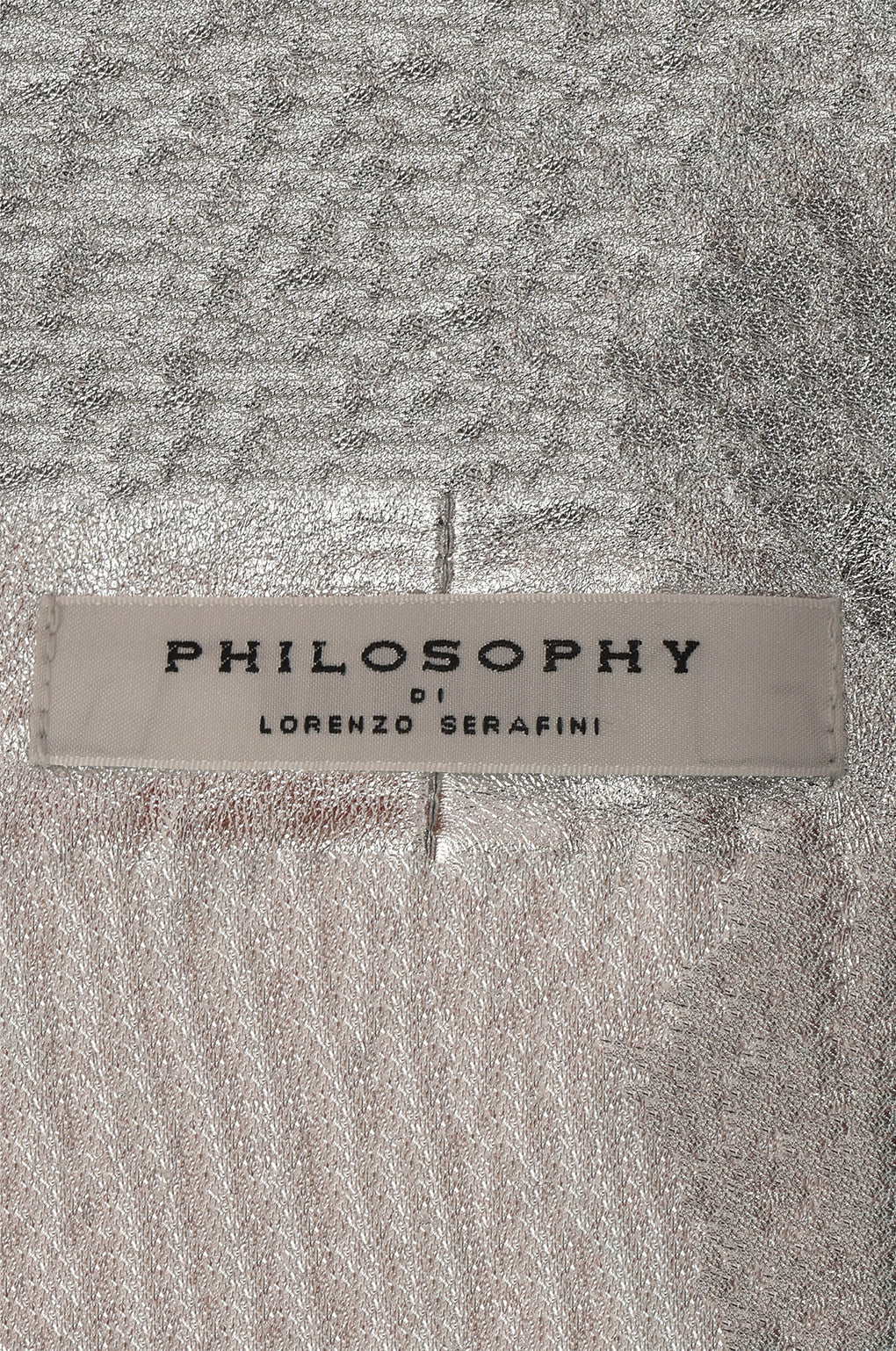 PHILOSOPHY SILVER TROUSERS