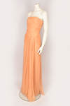 ALBERTA FERRETTI PEACH CHIFFON GOWN