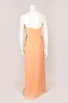 ALBERTA FERRETTI PEACH CHIFFON GOWN