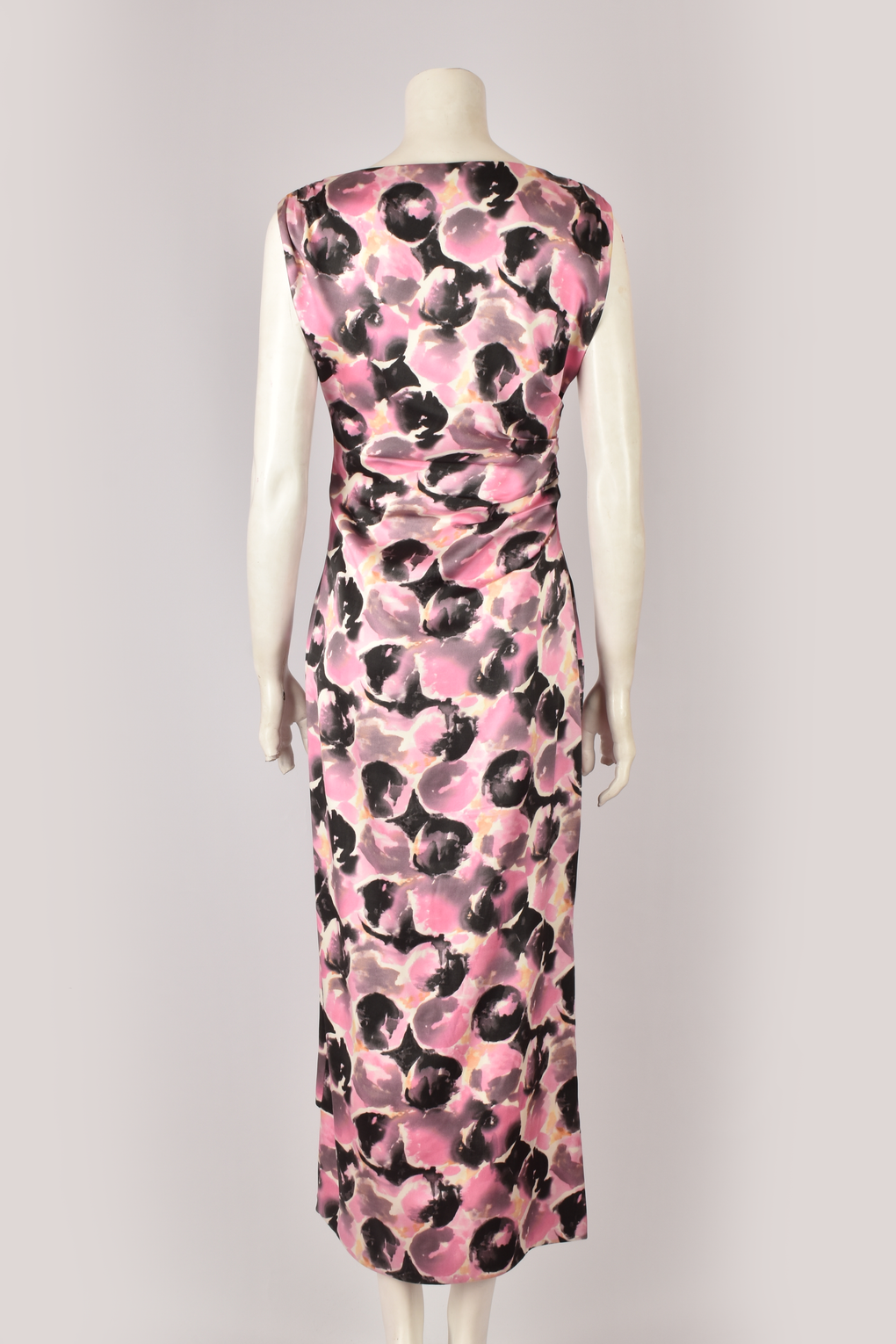 PRADA SILK PINK AND BLACK DRESS