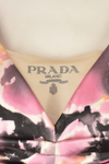 PRADA SILK PINK AND BLACK DRESS