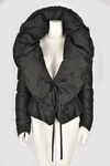 DONNA KARAN BLACK PUFFER JACKET