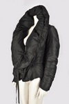 DONNA KARAN BLACK PUFFER JACKET