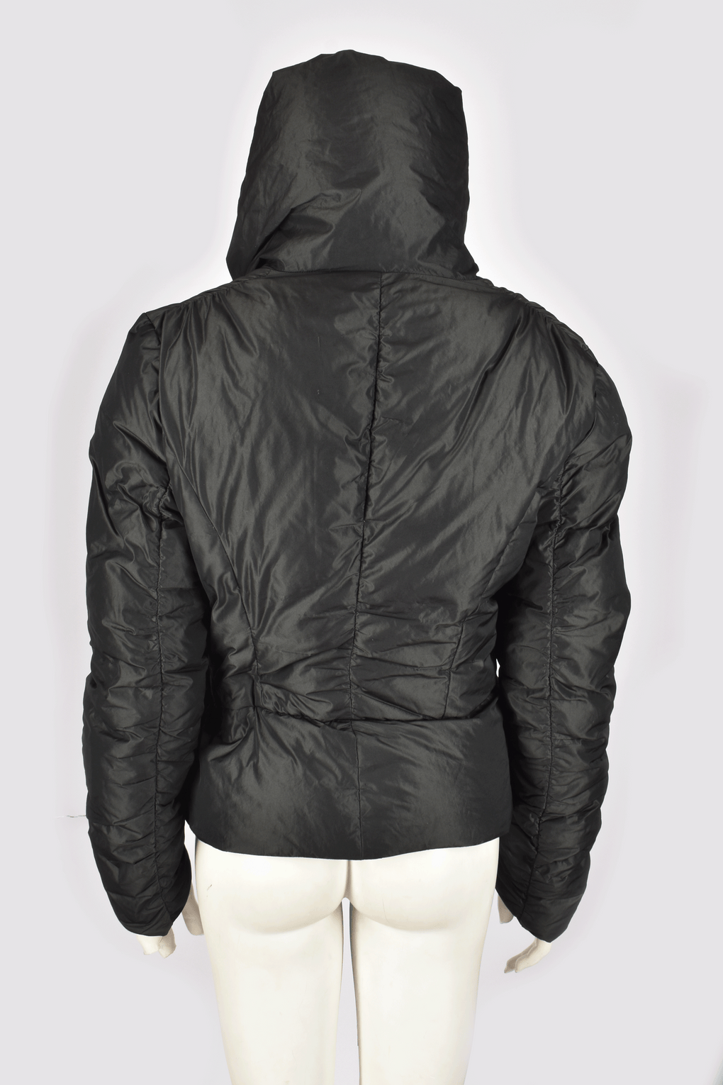 DONNA KARAN BLACK PUFFER JACKET