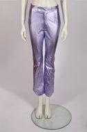 PHILOSOPHY F/W 2020 SHINY PURPLE TROUSERS