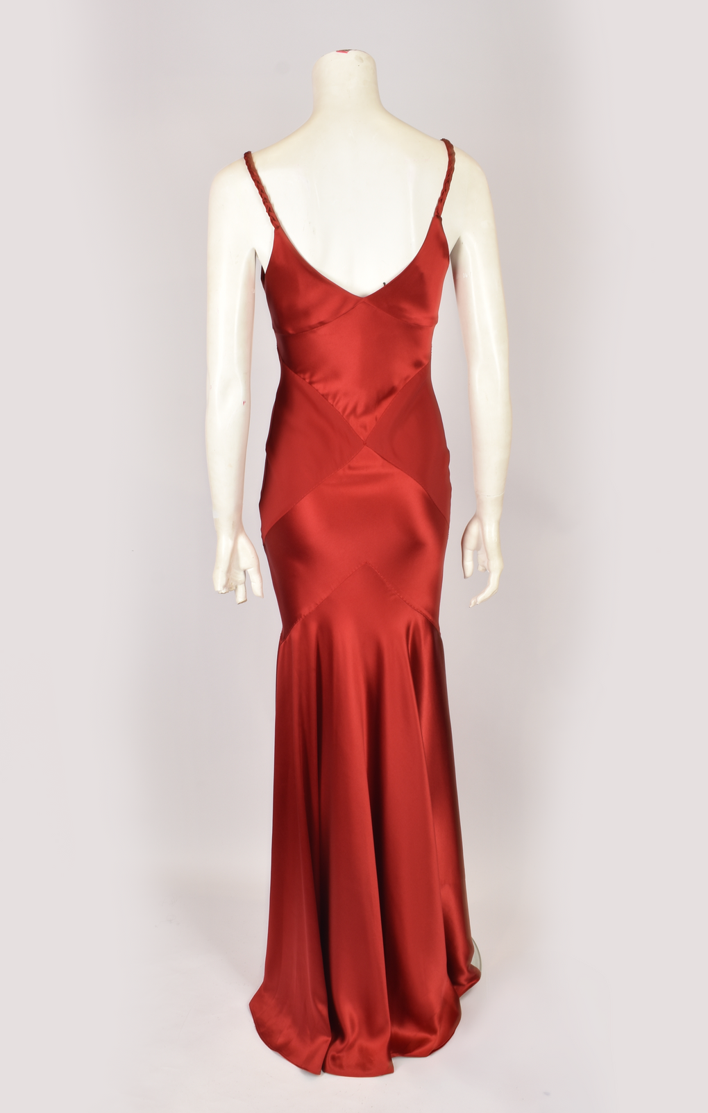 AMANDA WAKELEY RED SILK GOWN