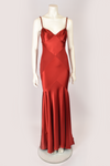 AMANDA WAKELEY RED SILK GOWN