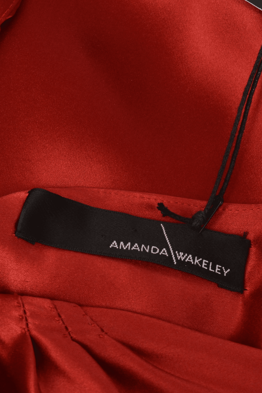 AMANDA WAKELEY RED SILK GOWN