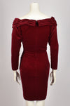 ANTONY PRICE RED VELVET DRESS