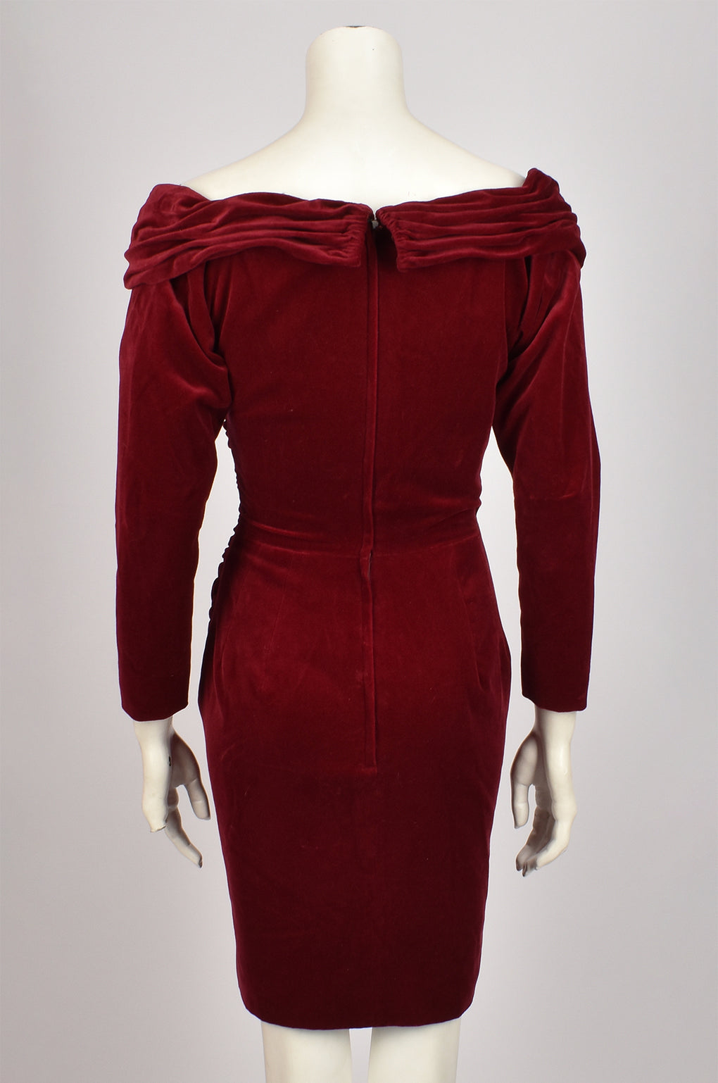 ANTONY PRICE RED VELVET DRESS