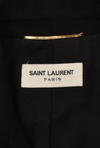 SAINT LAURENT BLACK WOOL JUMPSUIT