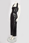 FRANK USHER BLACK SEQUIN DRESS