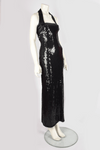 FRANK USHER BLACK SEQUIN DRESS