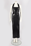 FRANK USHER BLACK SEQUIN DRESS