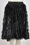 MEADHAM KIRCHOFF RUBBER BLACK SKIRT