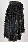 MEADHAM KIRCHHOFF RUBBER BLACK SKIRT