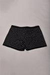 MOSCHINO MEN'S CRYSTAL EMBELLISHED SWIMMING TRUNKS