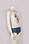 SAINT LAURENT MICKEY MOUSE VINTAGE TANK TOP