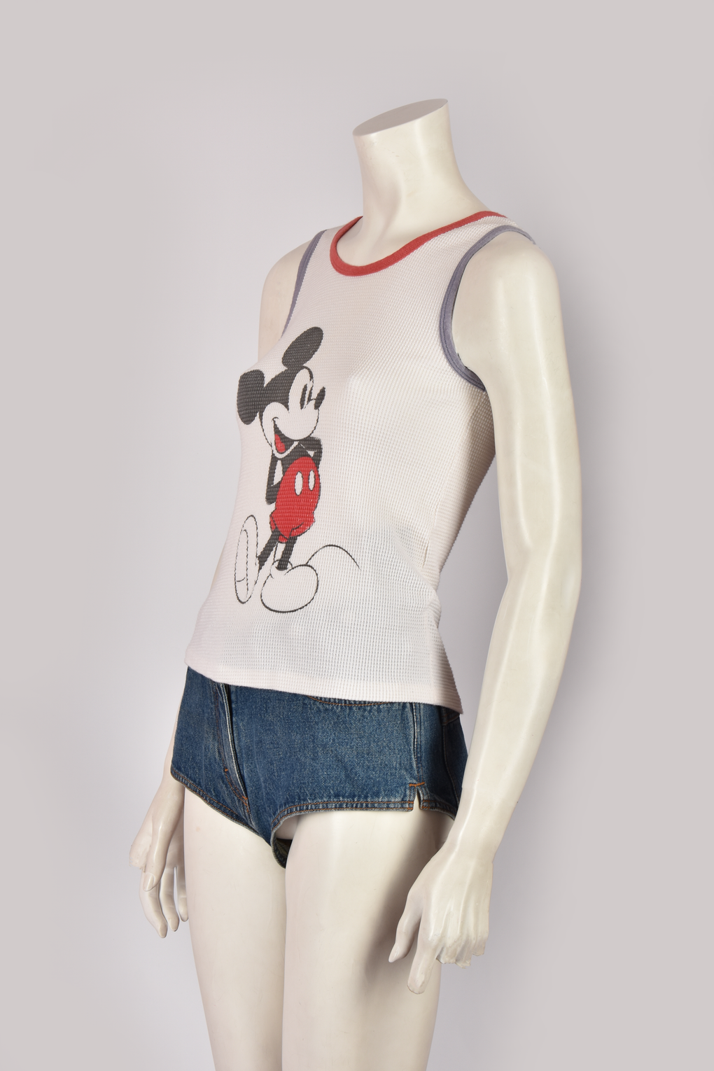 SAINT LAURENT MICKEY MOUSE VINTAGE TANK TOP