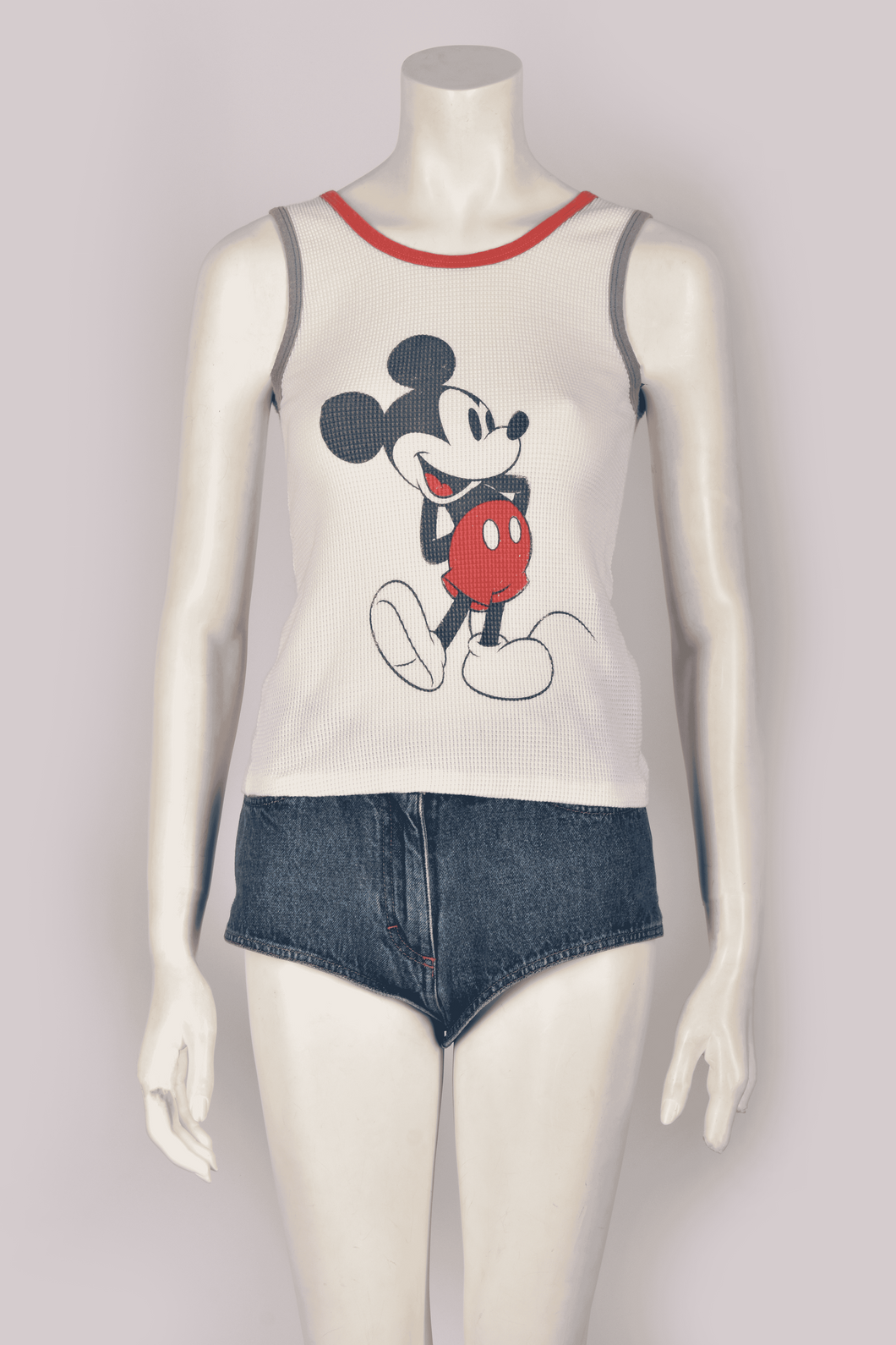 SAINT LAURENT MICKEY MOUSE VINTAGE TANK TOP