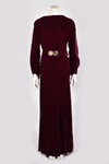 1930S COUTURE VELVET DRESS