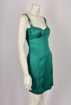 VERSACE 2000´S COLLECTION GREEN BUSTIER DRESS