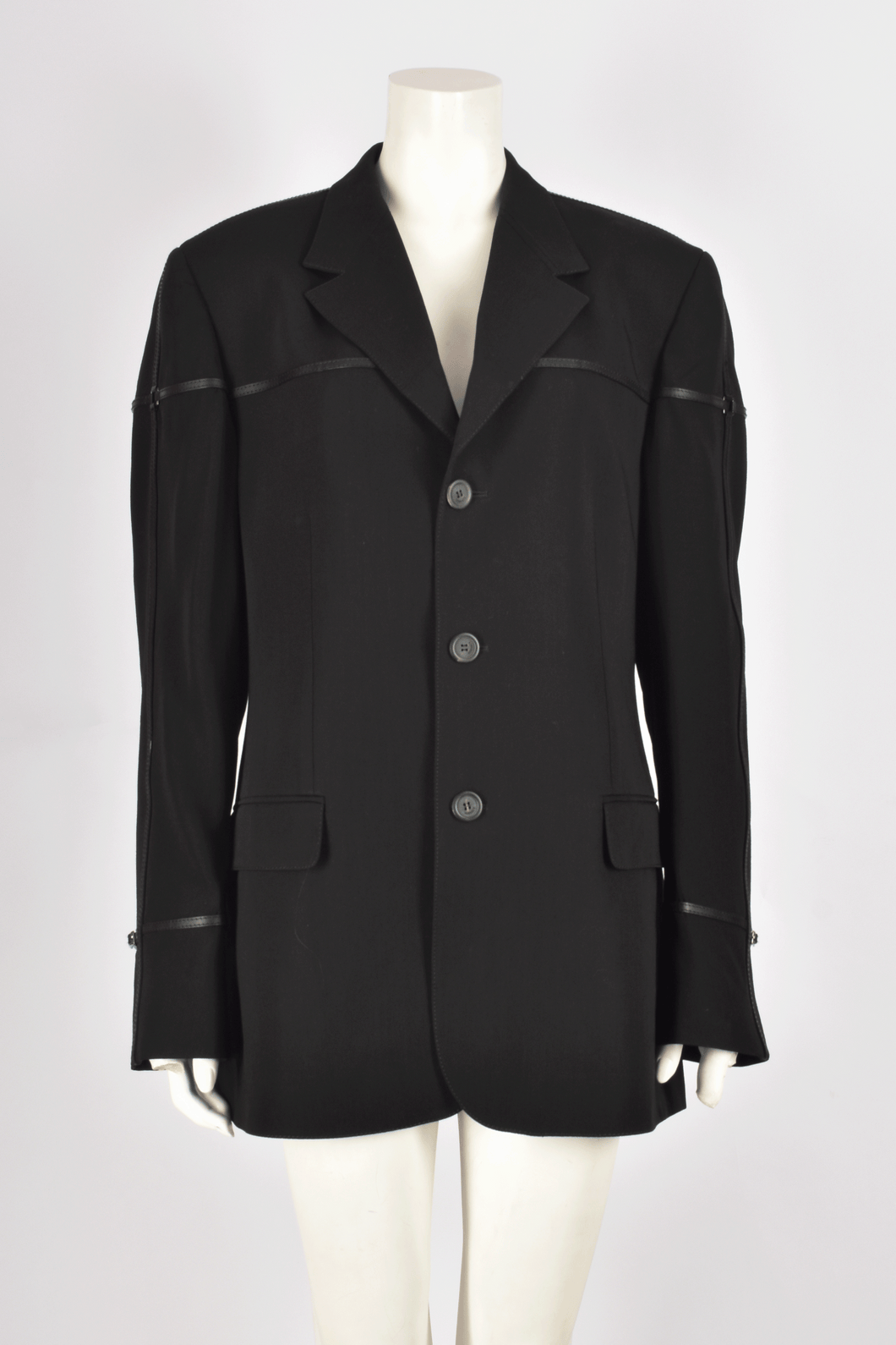 VERSACE MEN'S BLACK BLAZER